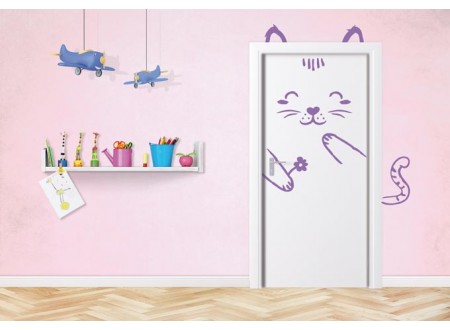 ADESIVO PARA PORTA GATINHO- Adesivo gatinho 